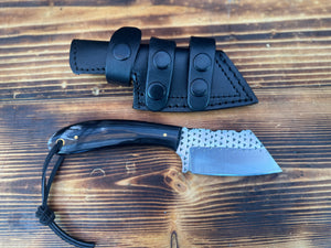Buffalo Horn Handle File Rasp Knife
