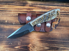 Load image into Gallery viewer, Ram Horn Handle File Rasp Knife