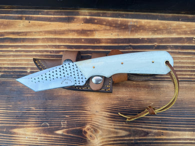 Tonto File Rasp Bone Handle Knife
