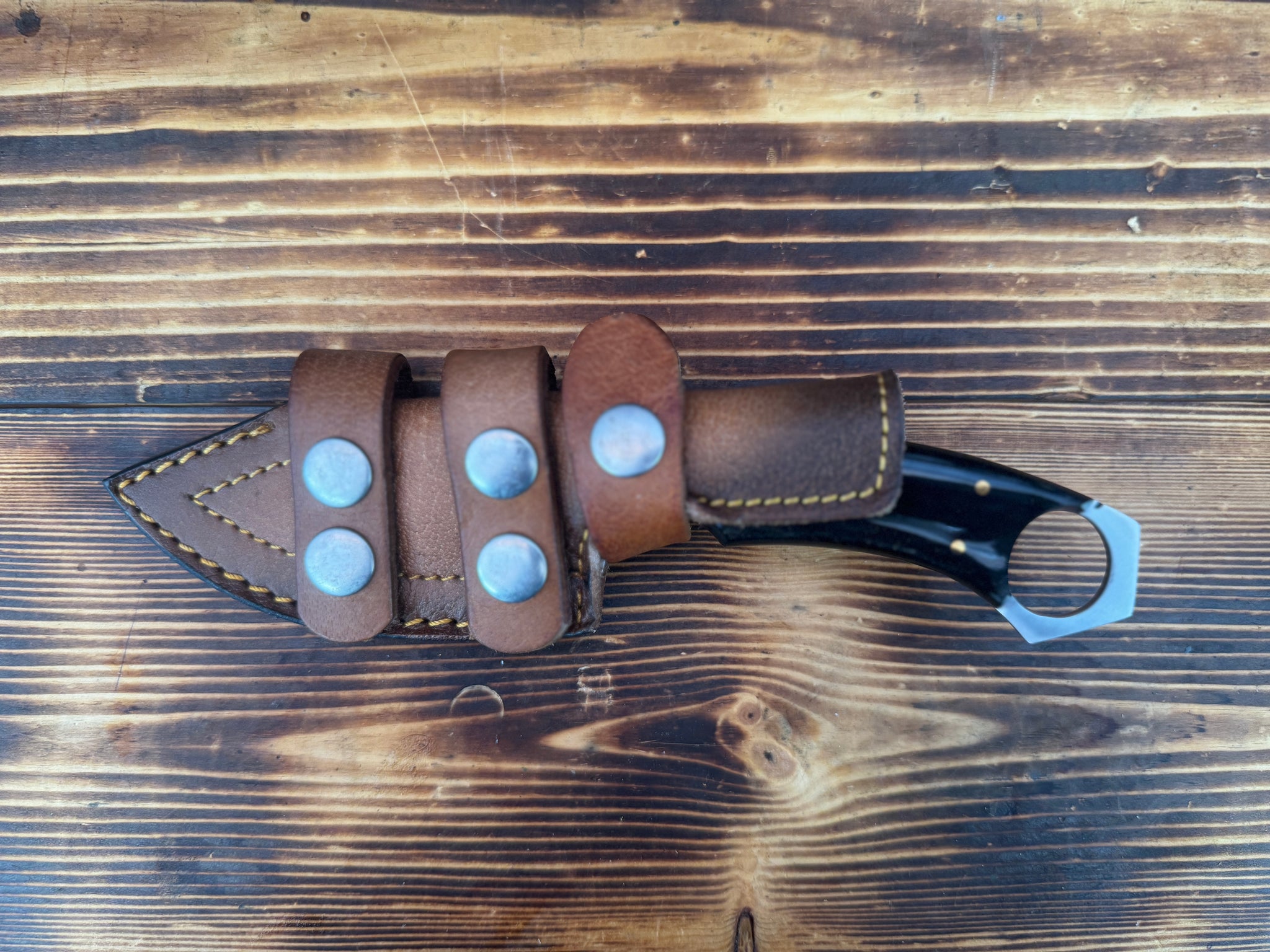 Buffalo Horn Handle File Rasp Knife – Niles City Knives