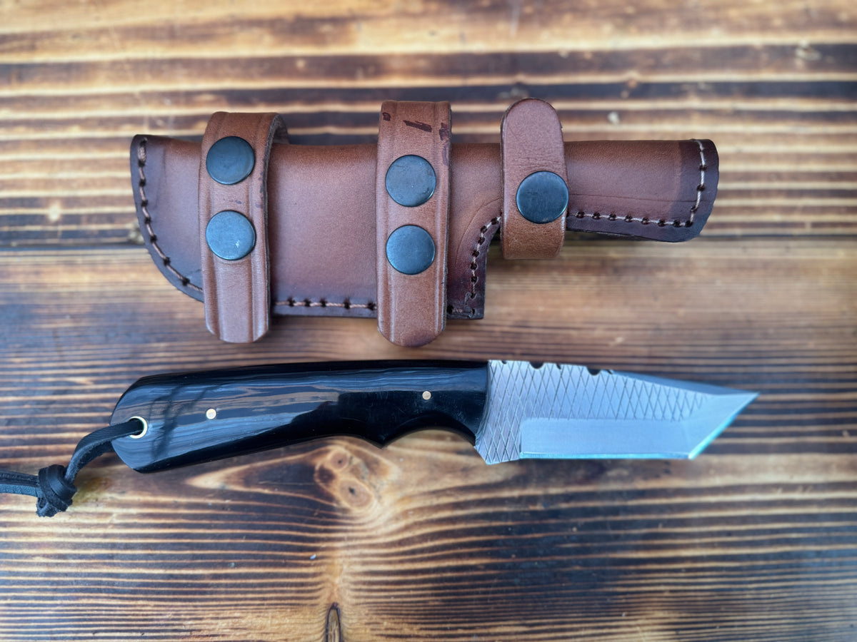 Buffalo Handle Tonto File Rasp Knife