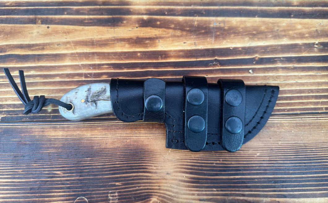 Ram Horn Handle File Rasp Knife