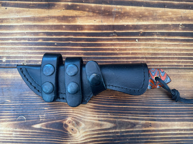 File Rasp Wood Etched Handle Knife