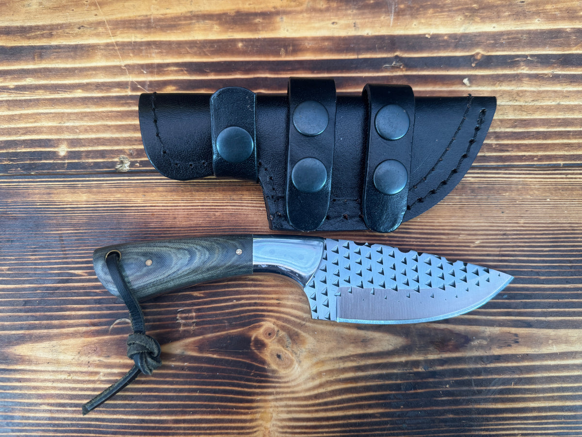 File Rasp Micarta Handle Knife