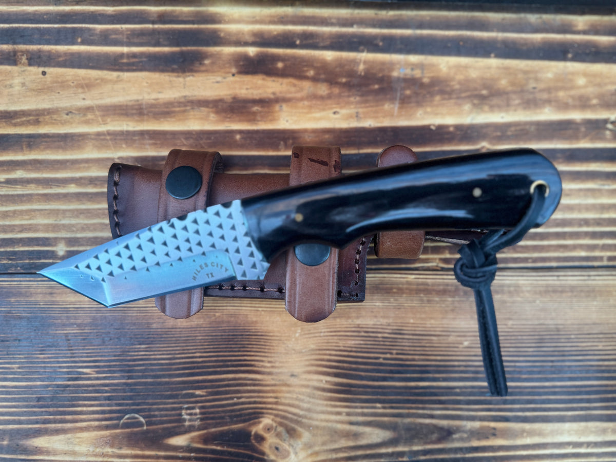 Buffalo Handle Tonto File Rasp Knife