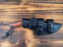Load image into Gallery viewer, Layered Wood Handle File Rasp Knife
