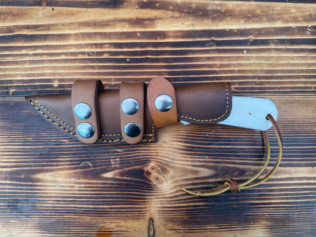 Tonto File Rasp Bone Handle Knife