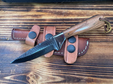 Load image into Gallery viewer, Wood Handle File Rasp Knife
