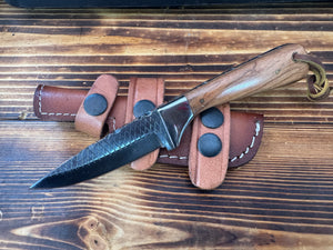 Wood Handle File Rasp Knife