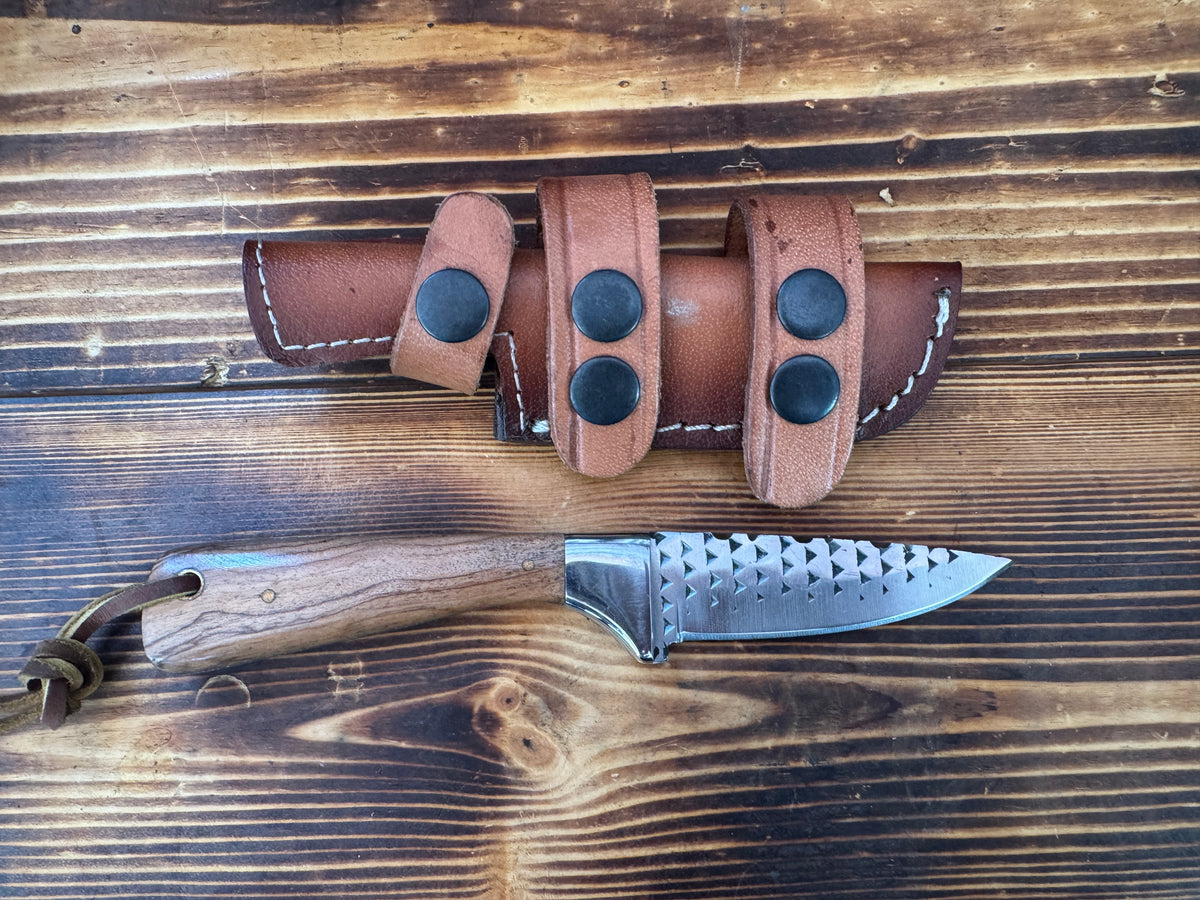 Wood Handle File Rasp Knife