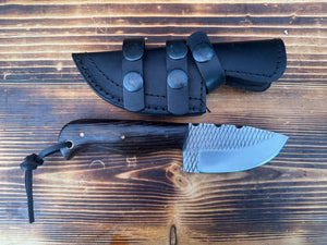 File Rasp Wood Handle Knife