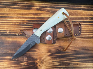 Bone Handle File Rasp Knife