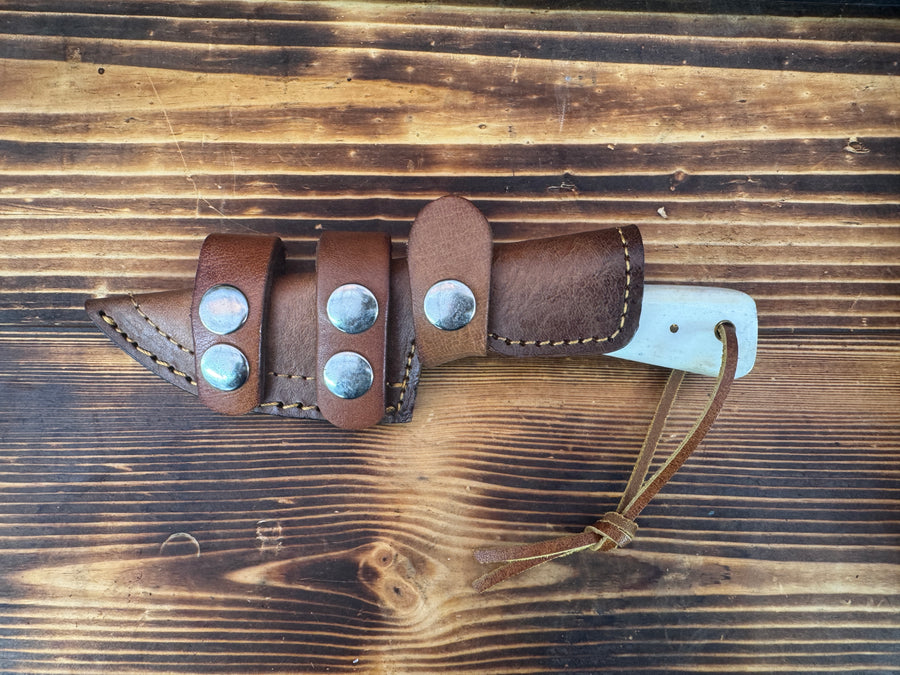 Bone Handle File Rasp Knife