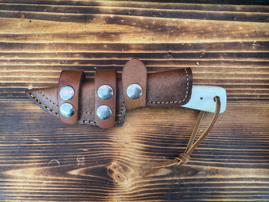 Bone Handle File Rasp Knife