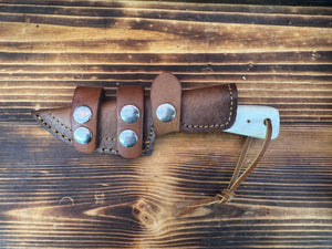 Bone Handle File Rasp Knife