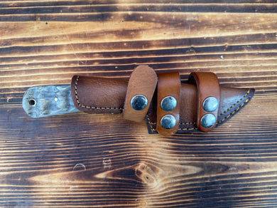Tonto File Rasp Ram Horn Handle Knife