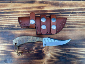 Ram Horn Handle File Rasp Knife