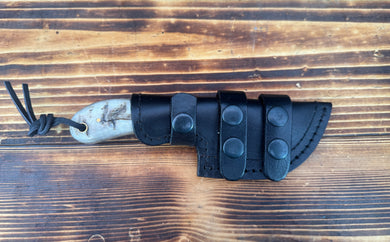 Ram Horn Handle File Rasp Knife